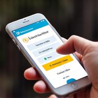 Person making an online payment for energy top-up